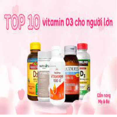 Vitamin d3 cho người lớn loại nào tốt