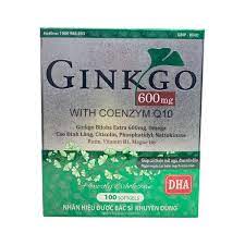 Thuốc bổ não Ginkgo 600mg With Coezym Q10