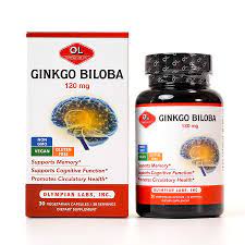 Thuốc bổ não tăng cường trí nhớ Ginkgo Biloba Olympian Labs, 